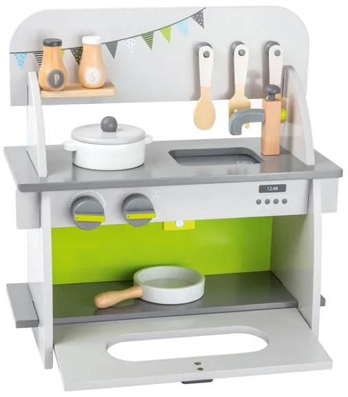 Small Foot - Wooden Play Kitchen Compact 9dlg.